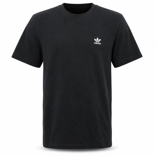 Adidas Boys Black Cotton Short Sleeve T-Shirt Size L Sports Logo Top