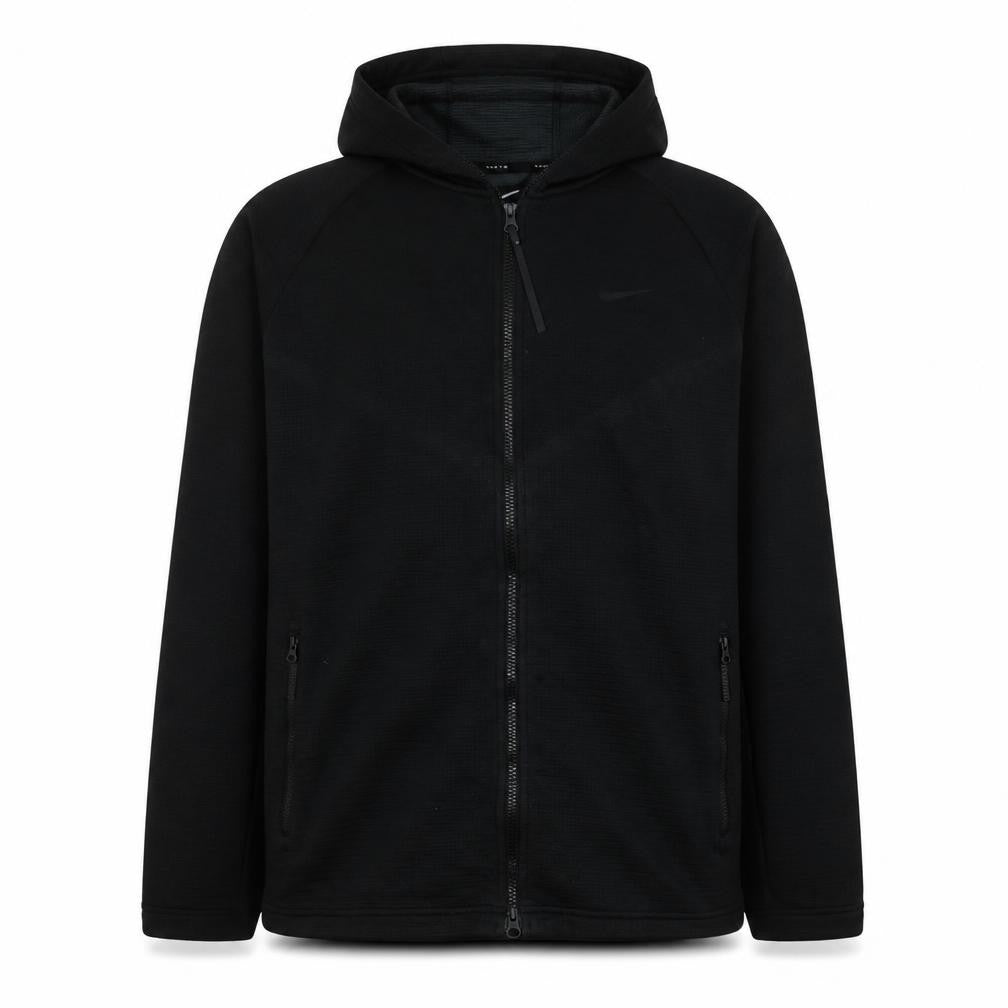Nike Men's Black XL Full Zip Hoodie Sweatshirt with Hood