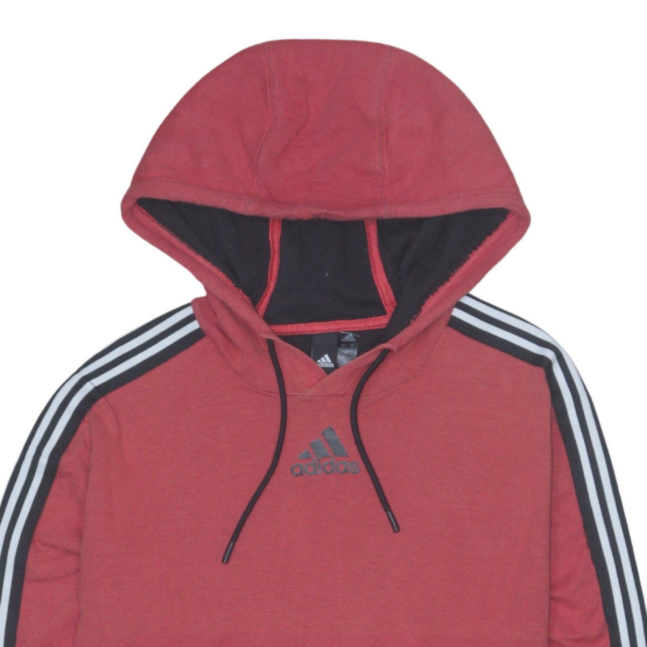 adidas Men's Red Pullover Hoodie Size S Sports Fleece