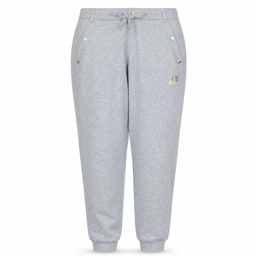 Nike Women’s Grey Jogger Sweatpants M Regular Fit Drawstring Trousers