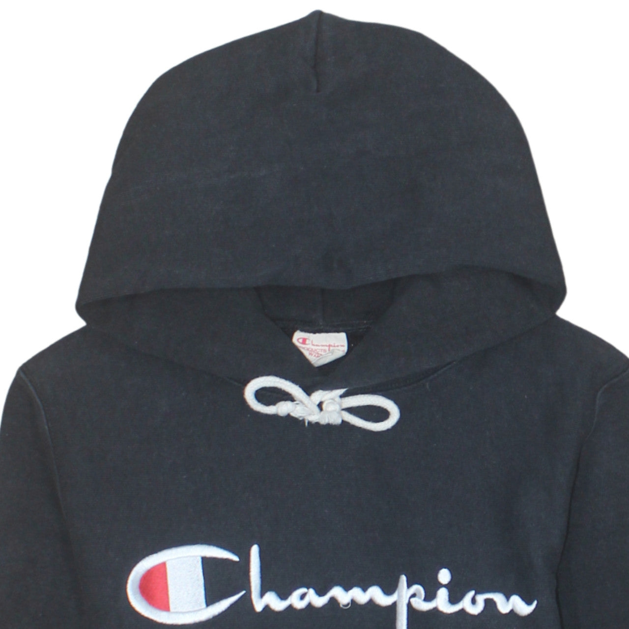 Champion Men's Black Small Reverse Weave Pullover Hoodie