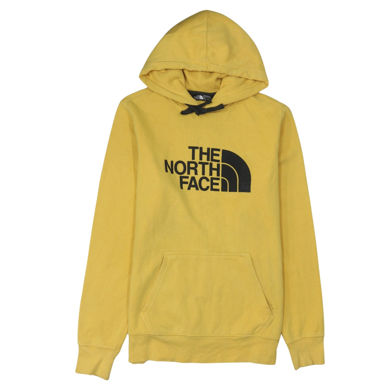 The North Face Men's Yellow Pullover Hoodie Size S Regular Fit