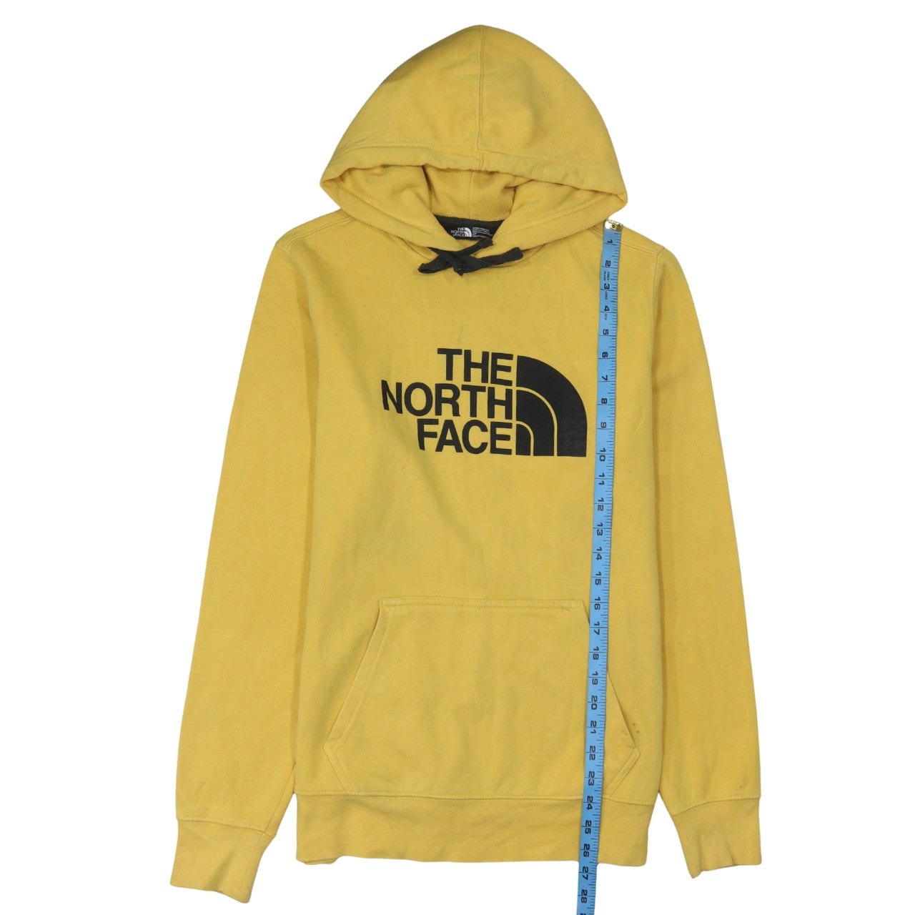 The North Face Men's Yellow Pullover Hoodie Size S Regular Fit