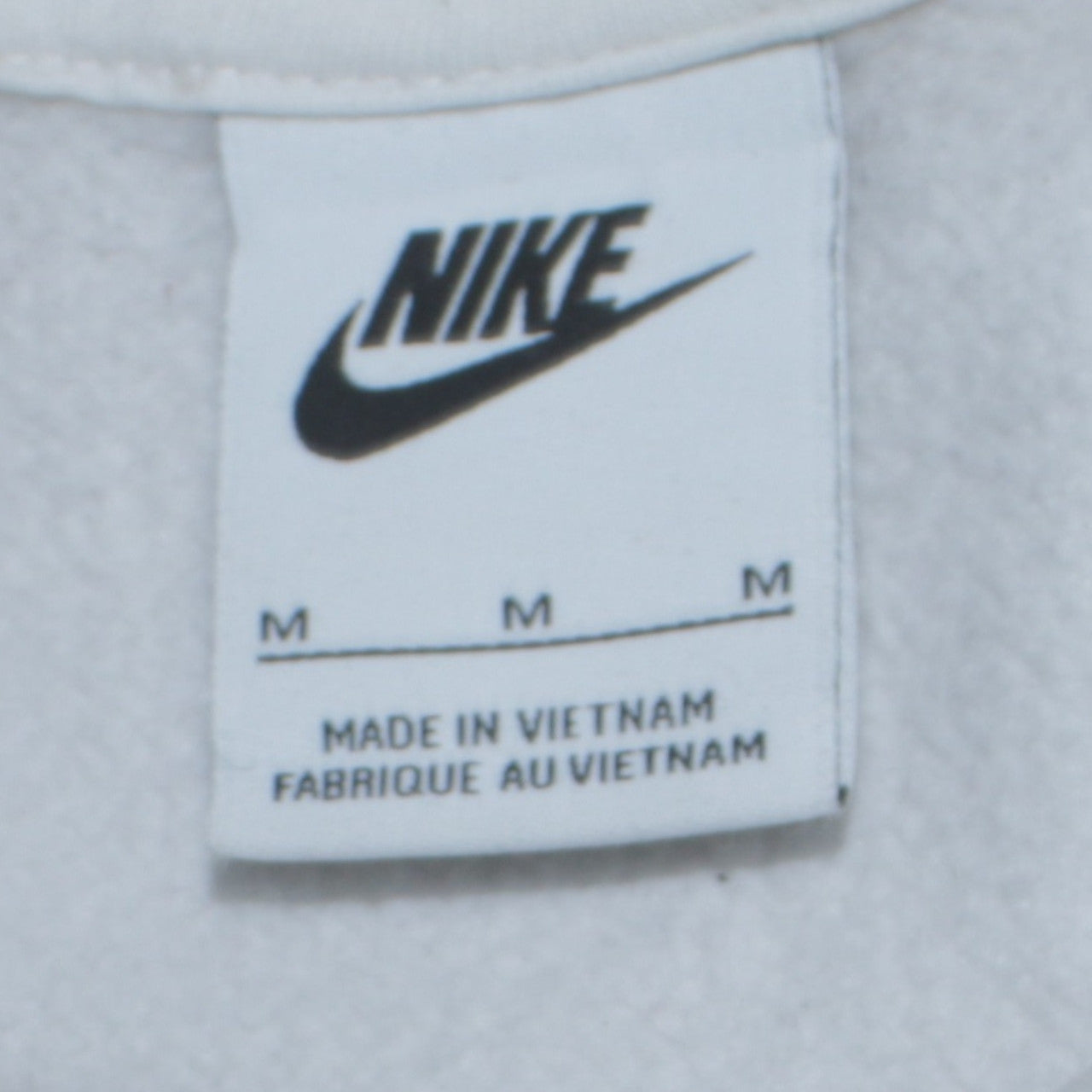 Nike Men's White Graphic Pullover Hoodie Size M