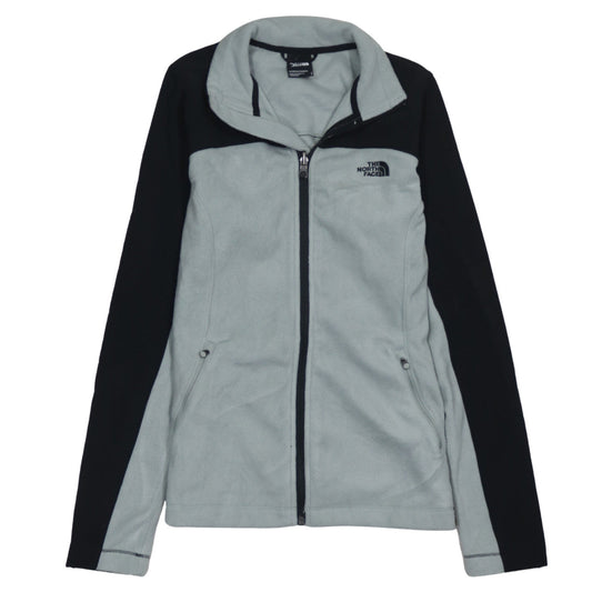 The North Face Womens Grey Fleece Full Zip Jacket Size S