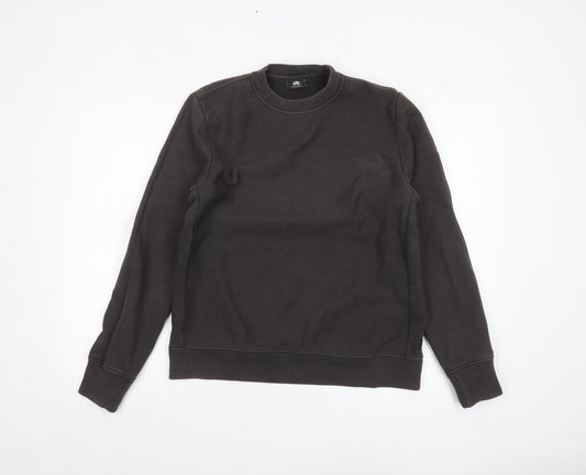 Paul Smith Men's Black Cotton Crew Neck Pullover Sweatshirt M
