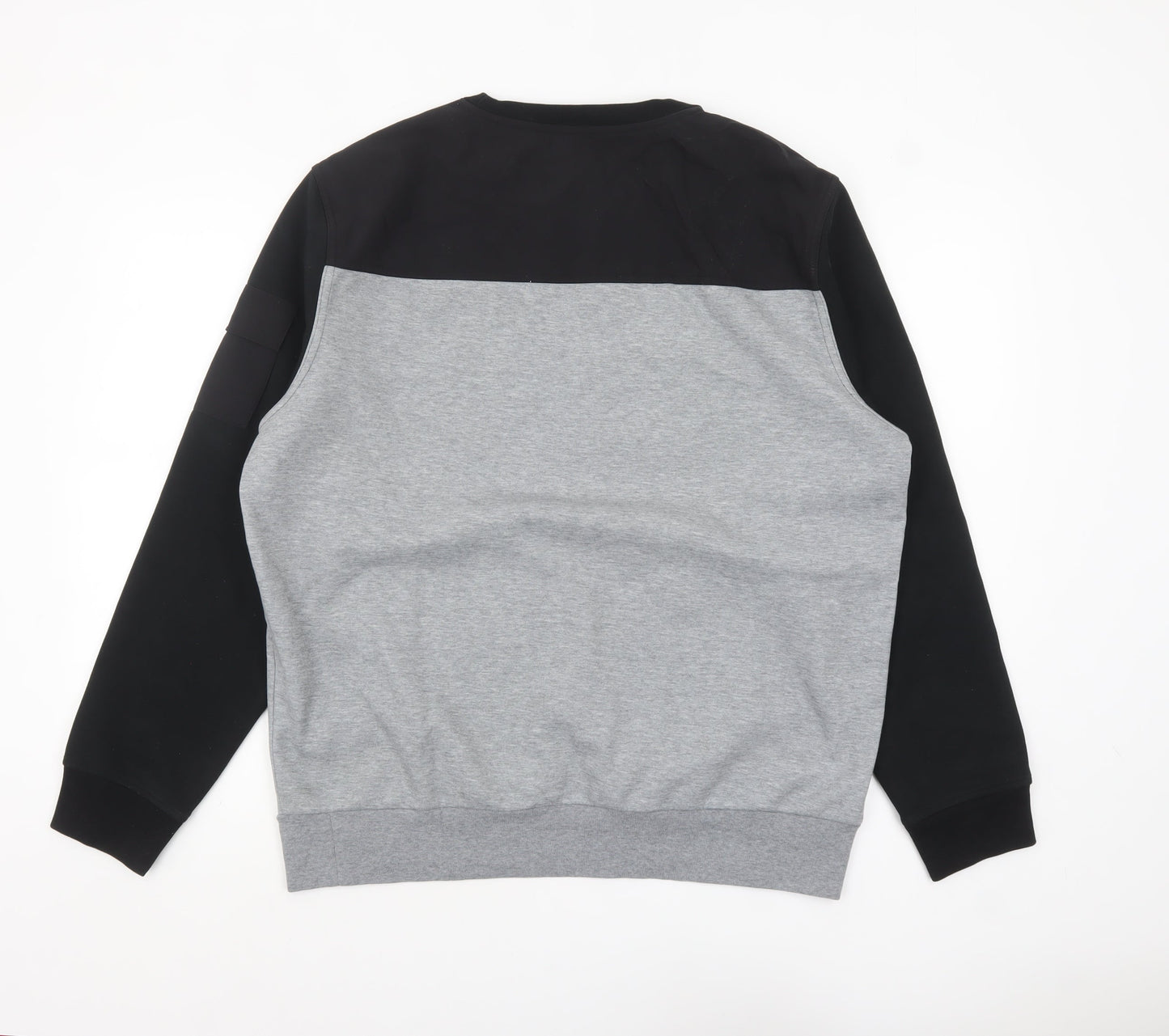 Polo Ralph Lauren Men's Grey Black Crew Neck Sweatshirt L Regular Fit