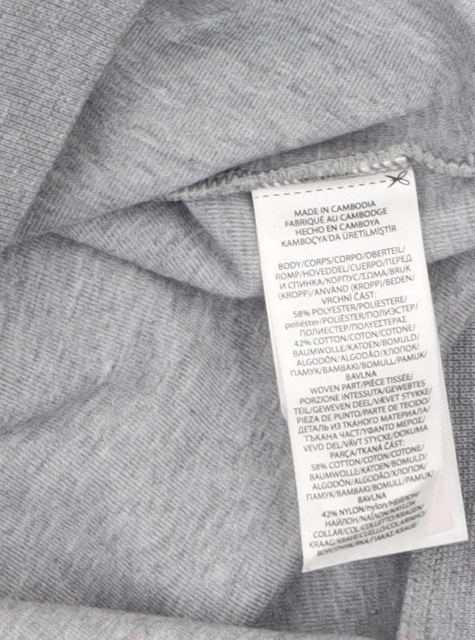Polo Ralph Lauren Men's Grey Black Crew Neck Sweatshirt L Regular Fit