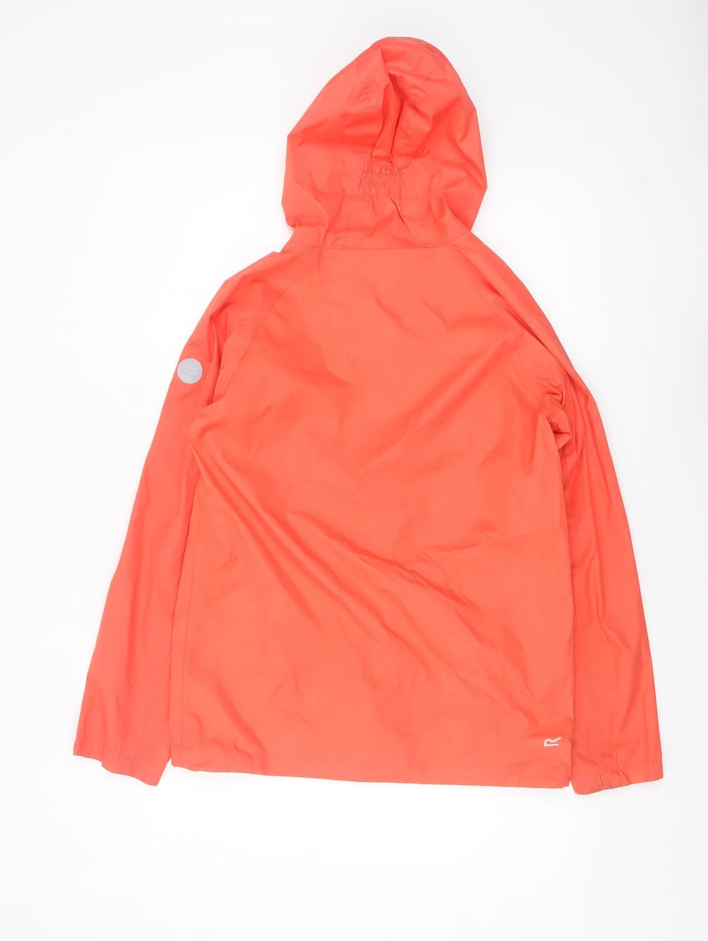 Regatta Boys Orange Waterproof Hooded Rain Coat Jacket 13-14 Years