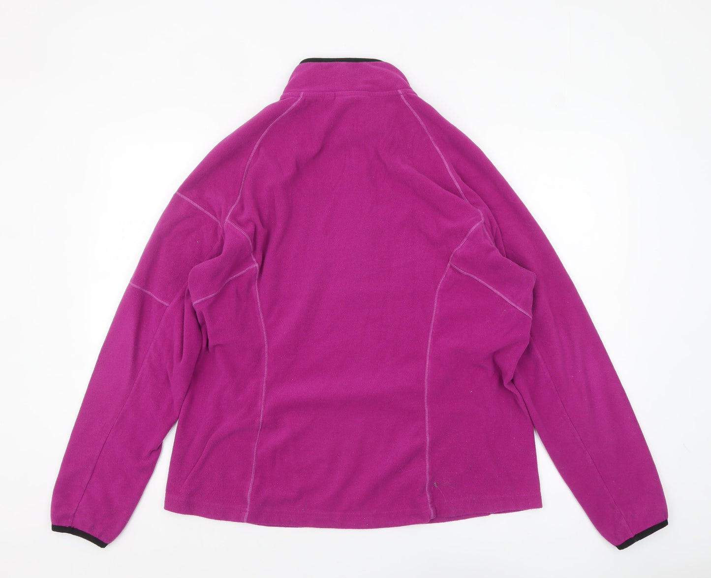 Craghoppers Women’s Pink Fleece Pullover UK 20 1/2 Zip Sweatshirt