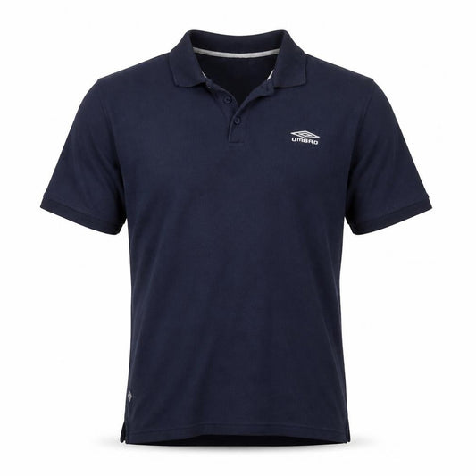 Umbro Men's Blue Regular Fit Polo Shirt Size L