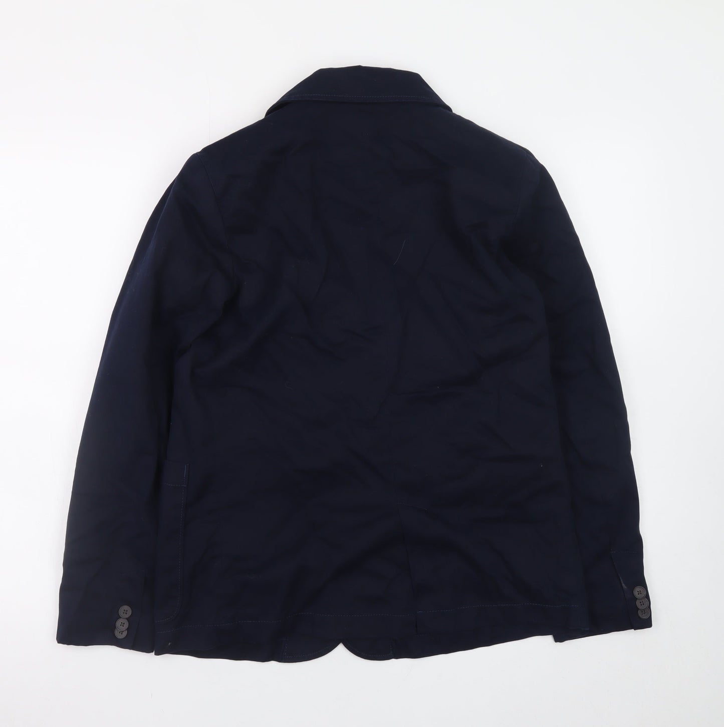 Gap Kids Boys Blue Cotton Blend Blazer Jacket 13 Years XL Casual Classic