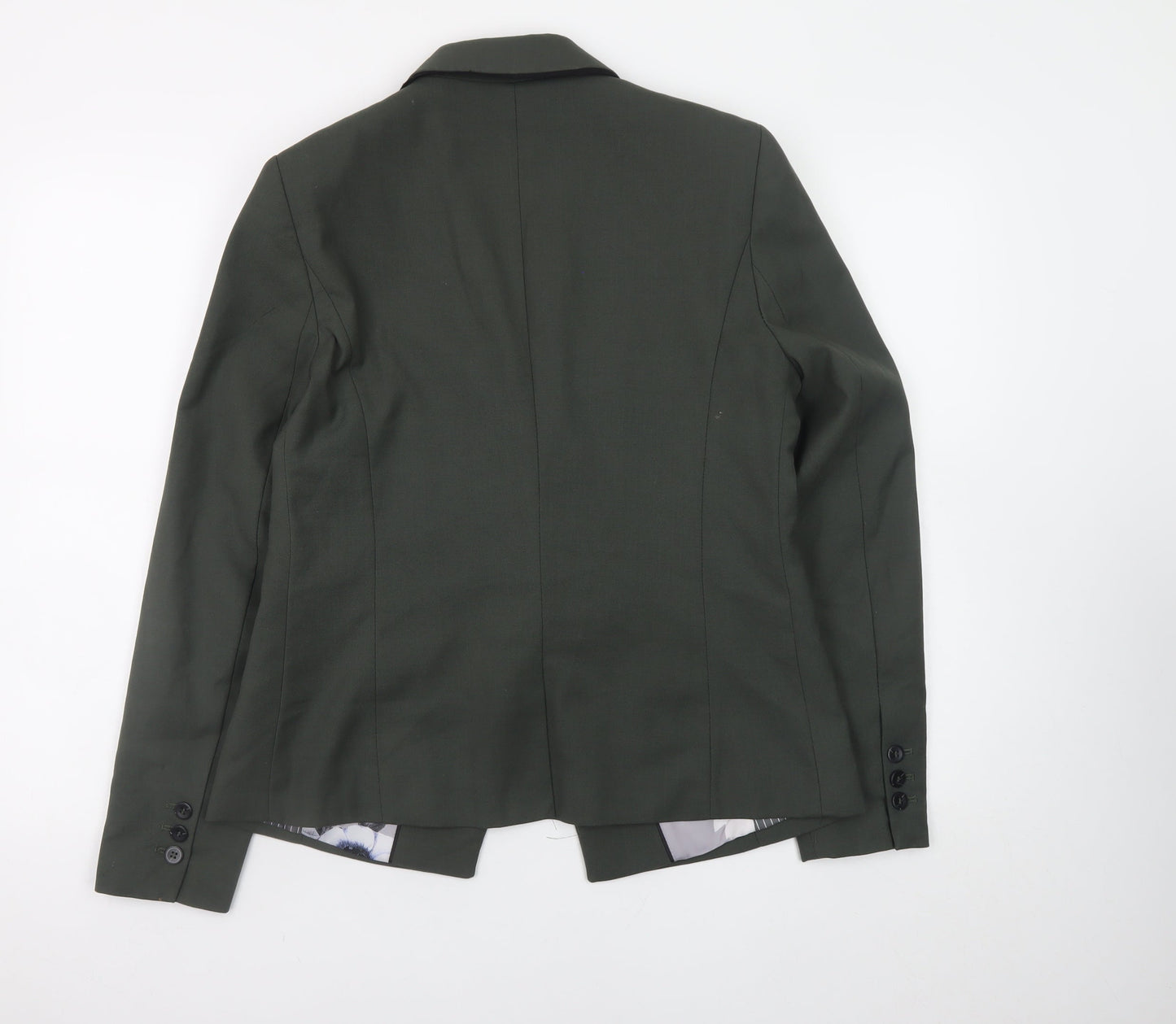 Next Women Green Size 14 Tailored Blazer Jacket