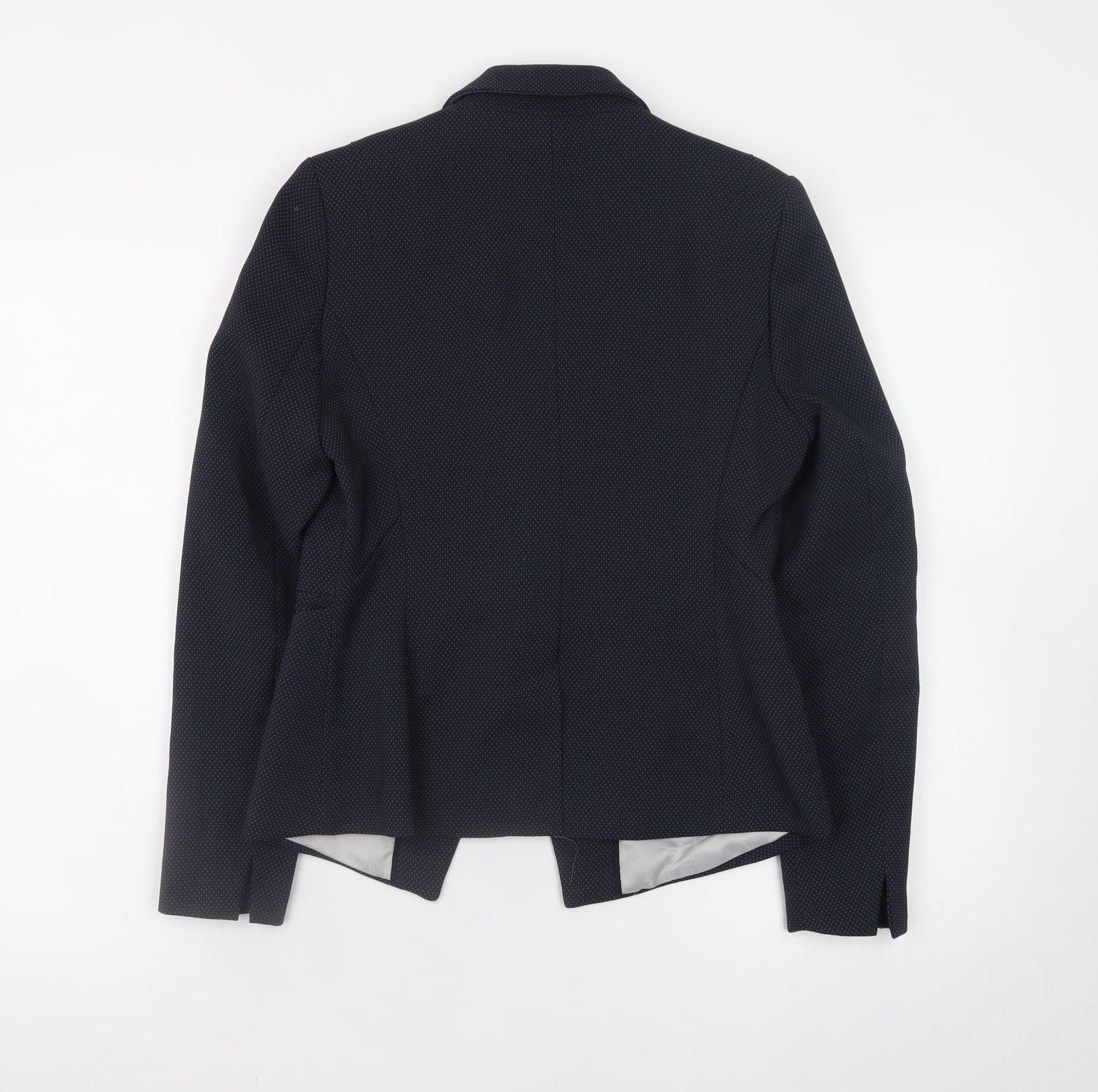 Next Women's Blue Petite Blazer UK 8 Slim Fit One Button Jacket