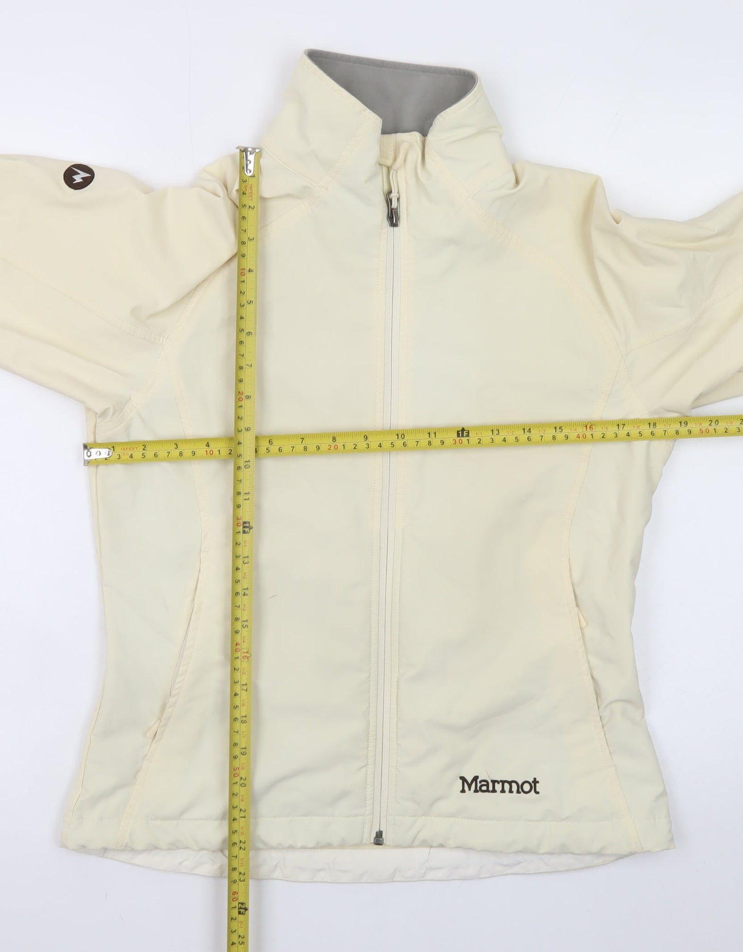 Marmot Women's Ivory Soft Shell Jacket Size M Water Resistant