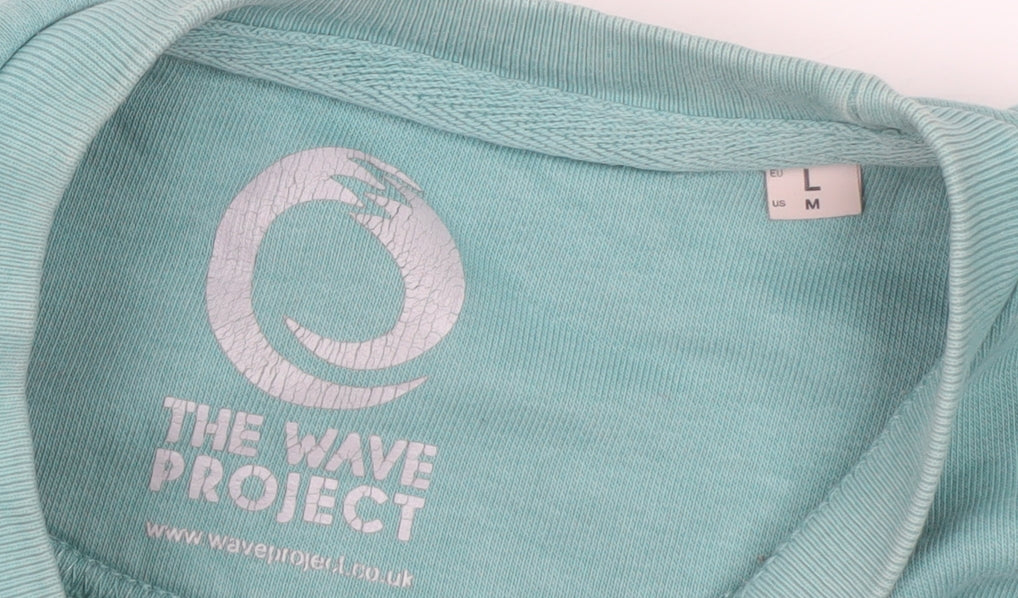 The Wave Project Women’s Blue Surf Therapy Cotton Sweatshirt Size L