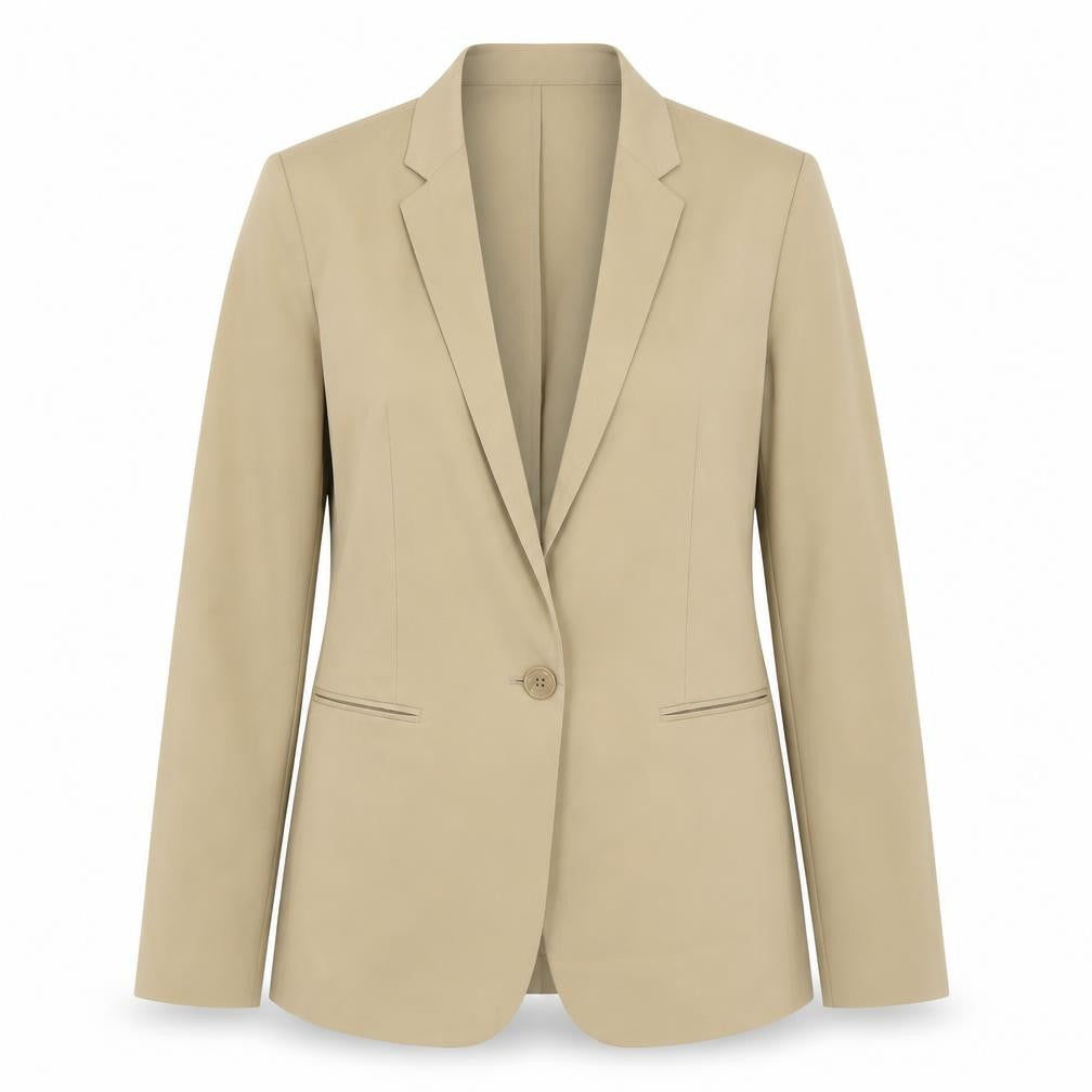 Kin by John Lewis Women’s Beige Blazer Size 10 Single-Breasted Jacket