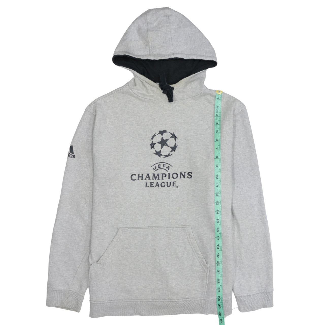 Adidas Men’s Grey UEFA Champions League Pullover Hoodie L