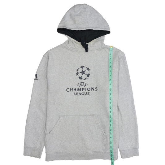 Adidas Men’s Grey UEFA Champions League Pullover Hoodie L