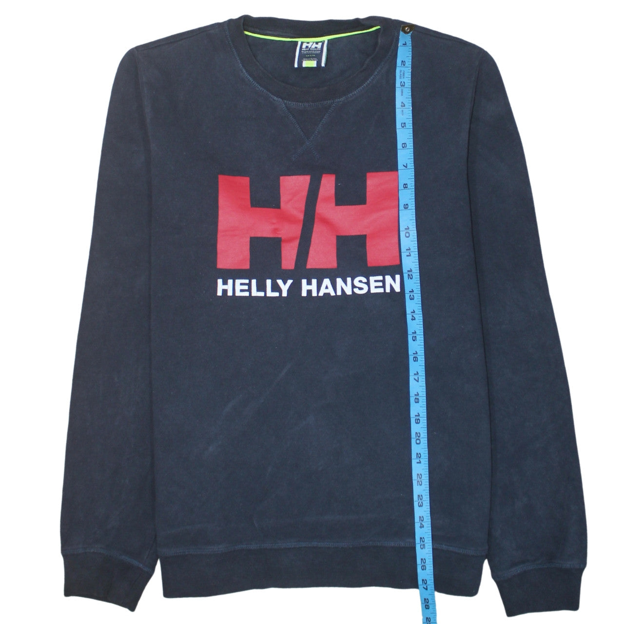 Helly Hansen Men's Black L Logo Crew Neck Cotton Sweatshirt