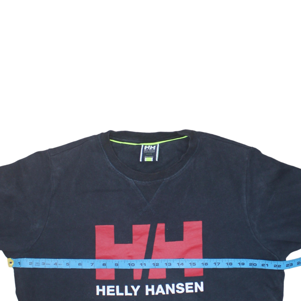 Helly Hansen Men's Black L Logo Crew Neck Cotton Sweatshirt