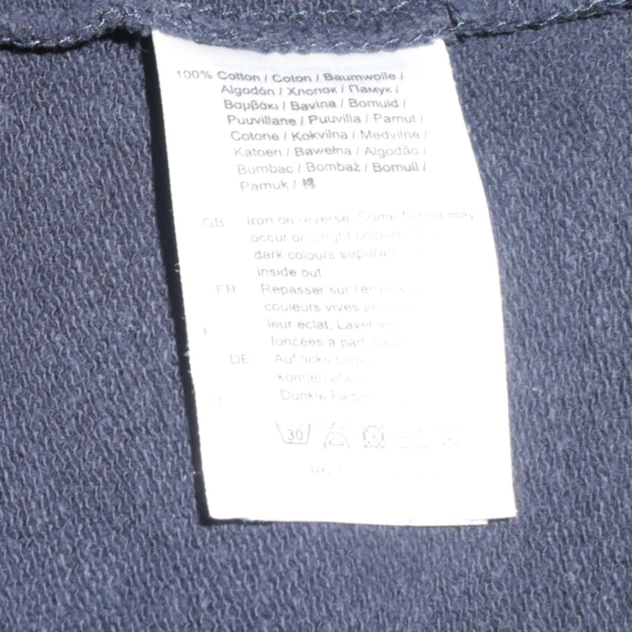 Helly Hansen Men's Black L Logo Crew Neck Cotton Sweatshirt
