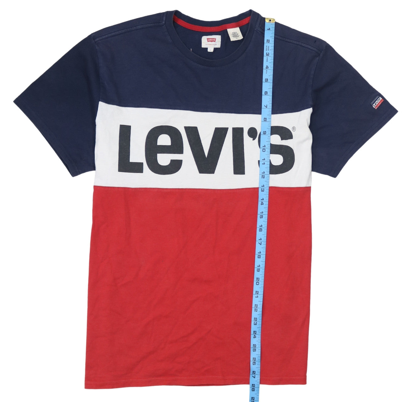 Levi's Men's Multicoloured Logo Colourblock Cotton T-Shirt Size L
