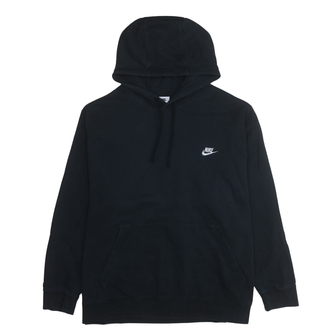 Nike Womens Black 3XL Pullover Hoodie Cotton Blend Casual