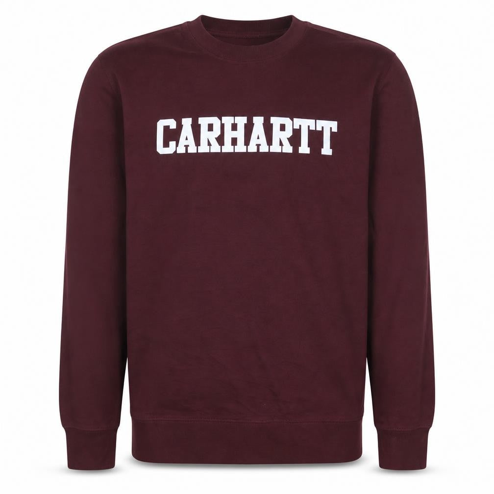 Carhartt Men's Red Logo Pullover Sweatshirt Size L