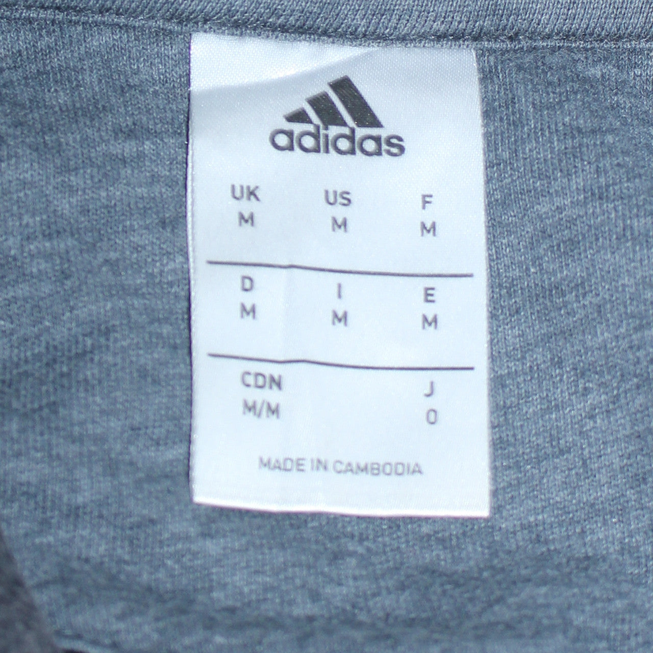 Adidas Men's Black Pullover Hoodie Size M Sports Fleece Sweatshirt
