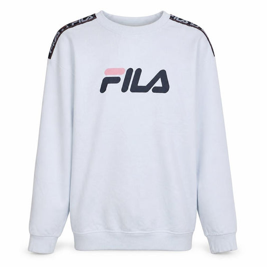 FILA Mens White Crew Neck Logo Sweatshirt Size S
