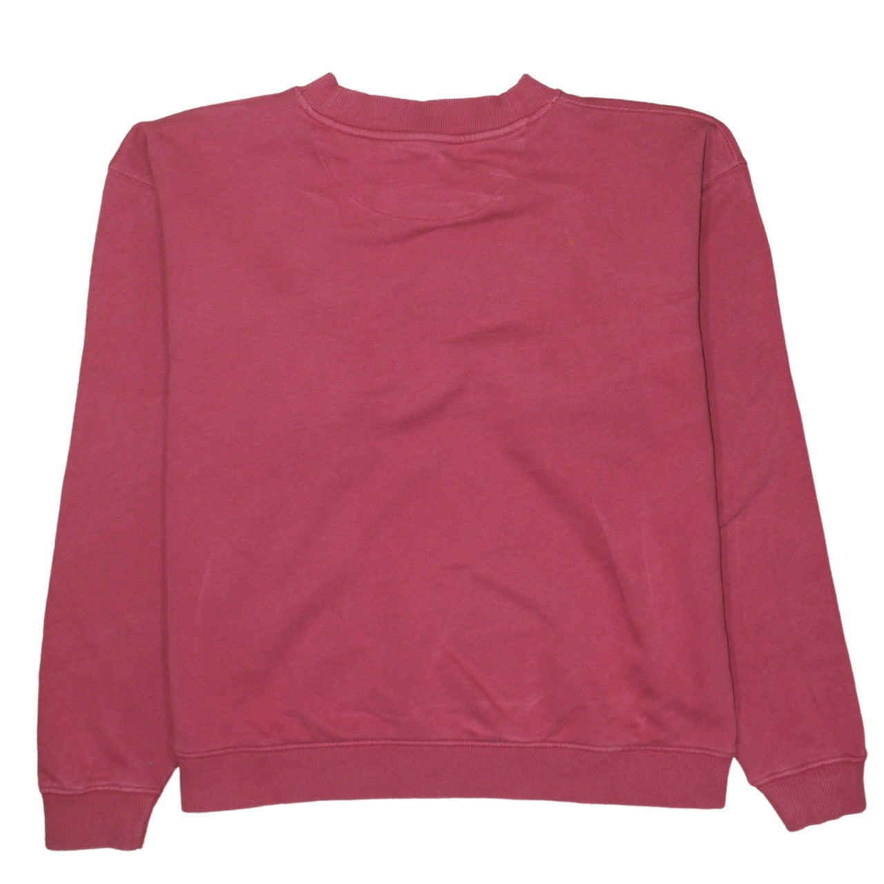 Wrangler Womens Pink Crew Neck Pullover Sweatshirt M Cotton Casual