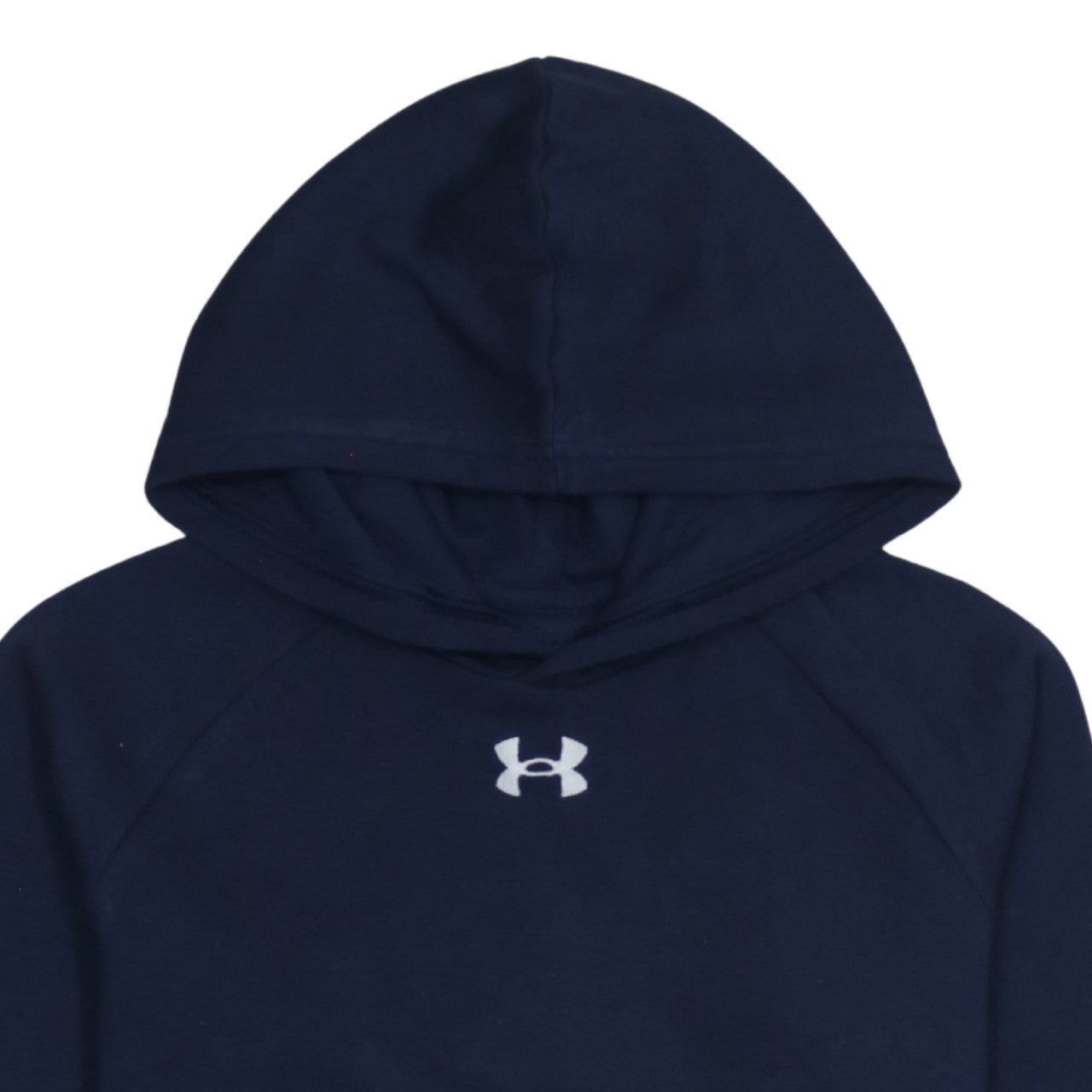 Under Armour Boys Blue Pullover Hoodie Fleece Logo 158cm