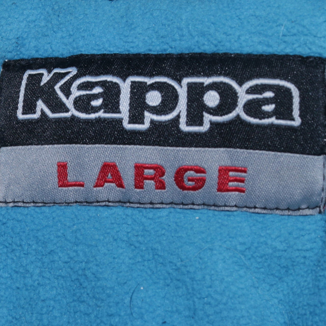 Kappa Men's Blue Hooded Puffer Jacket L Football Sports Outerwear
