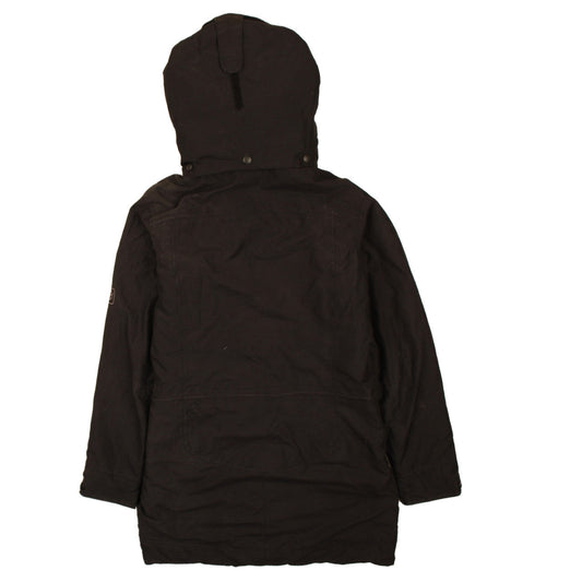 Jack Wolfskin Women's Black XS Parka Coat Hooded Waterproof Winter Jacket