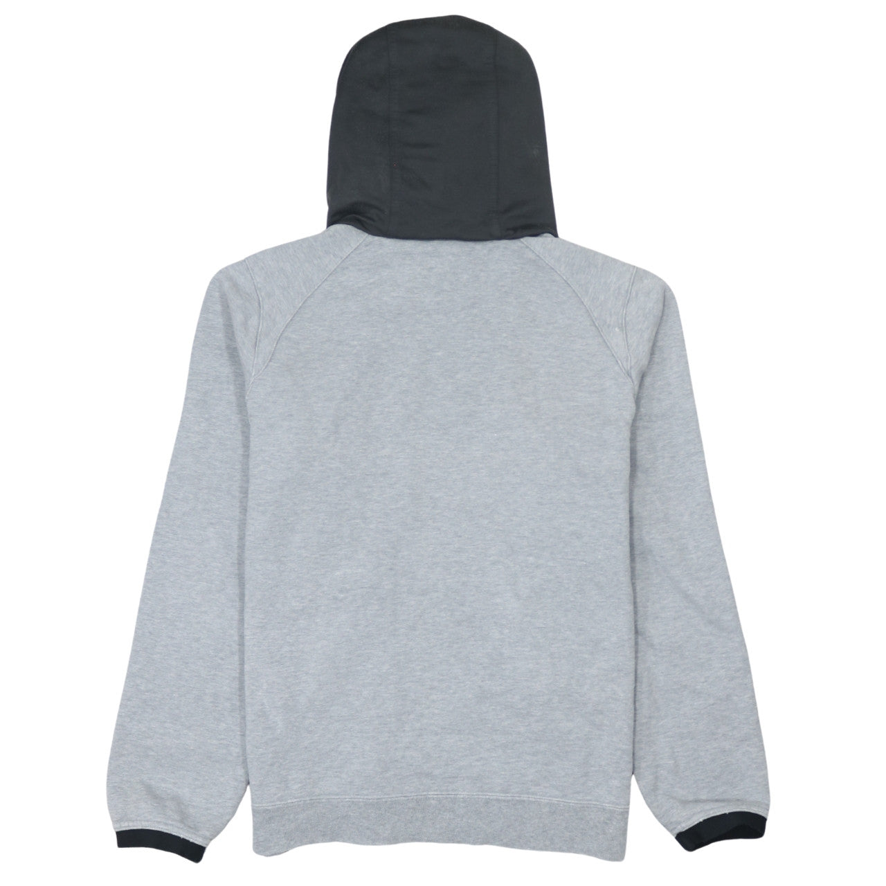 Nike Men's Grey Pullover Hoodie Small Sports Fleece Zip Pockets