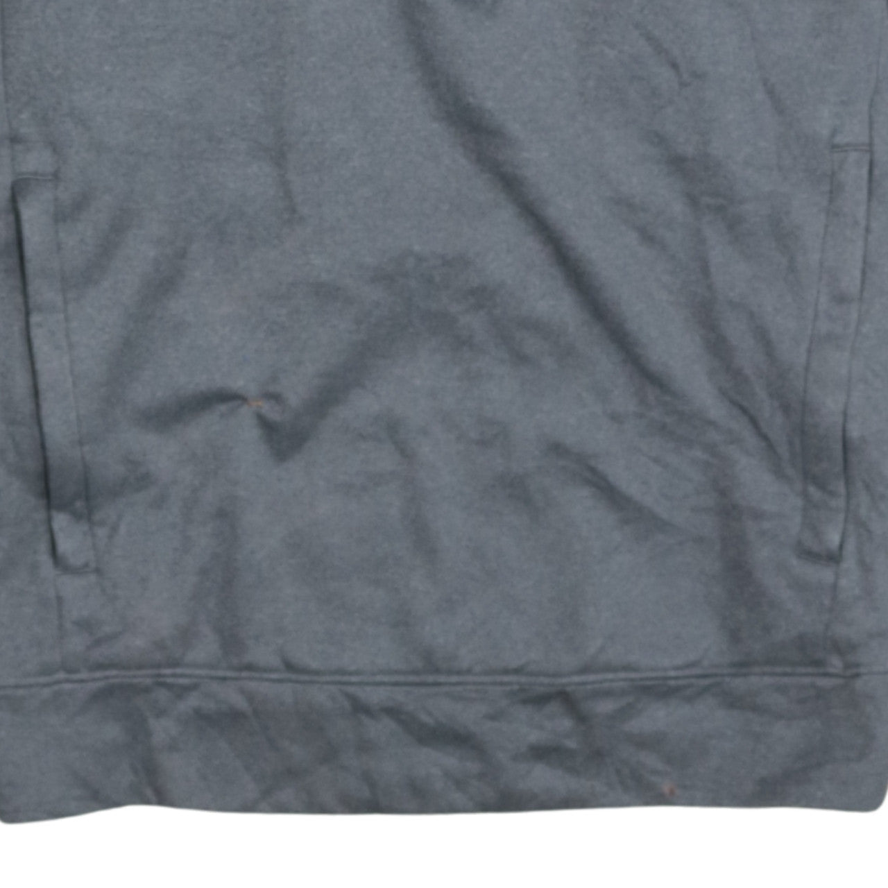 The North Face Men's Grey Half Zip Hooded Fleece Pullover M