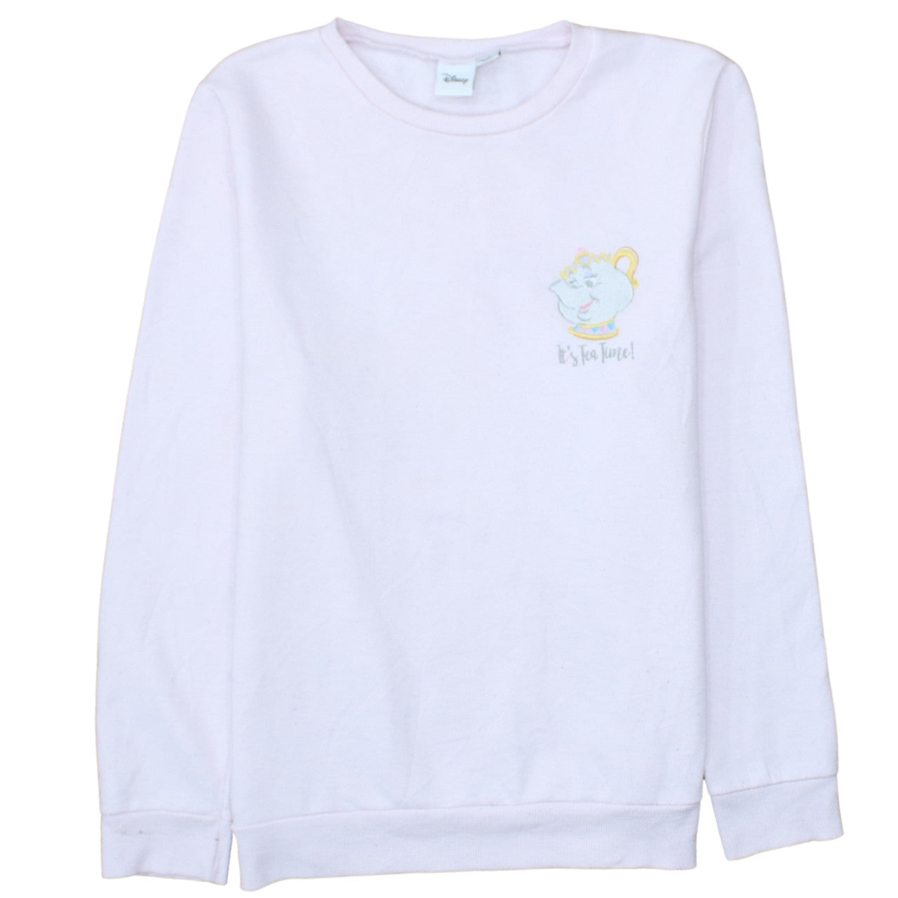 Primark Disney Women's White Beauty and the Beast Sweatshirt Size 10