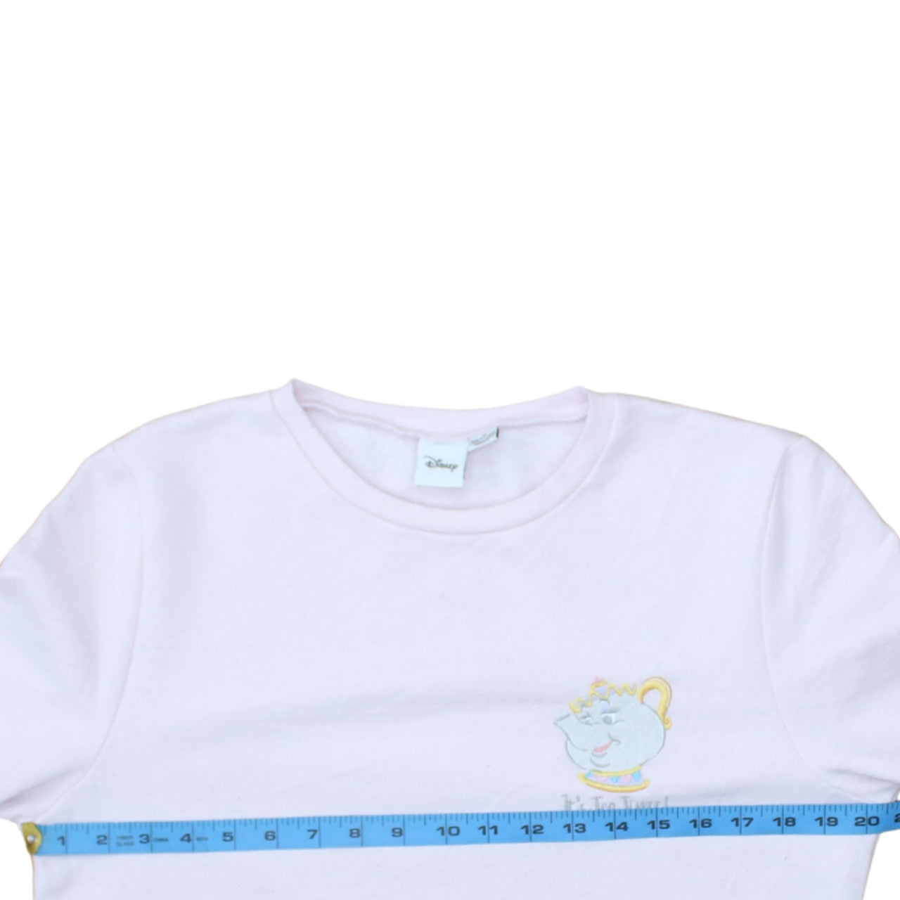 Primark Disney Women's White Beauty and the Beast Sweatshirt Size 10