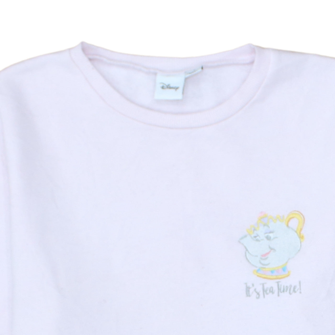 Primark Disney Women's White Beauty and the Beast Sweatshirt Size 10