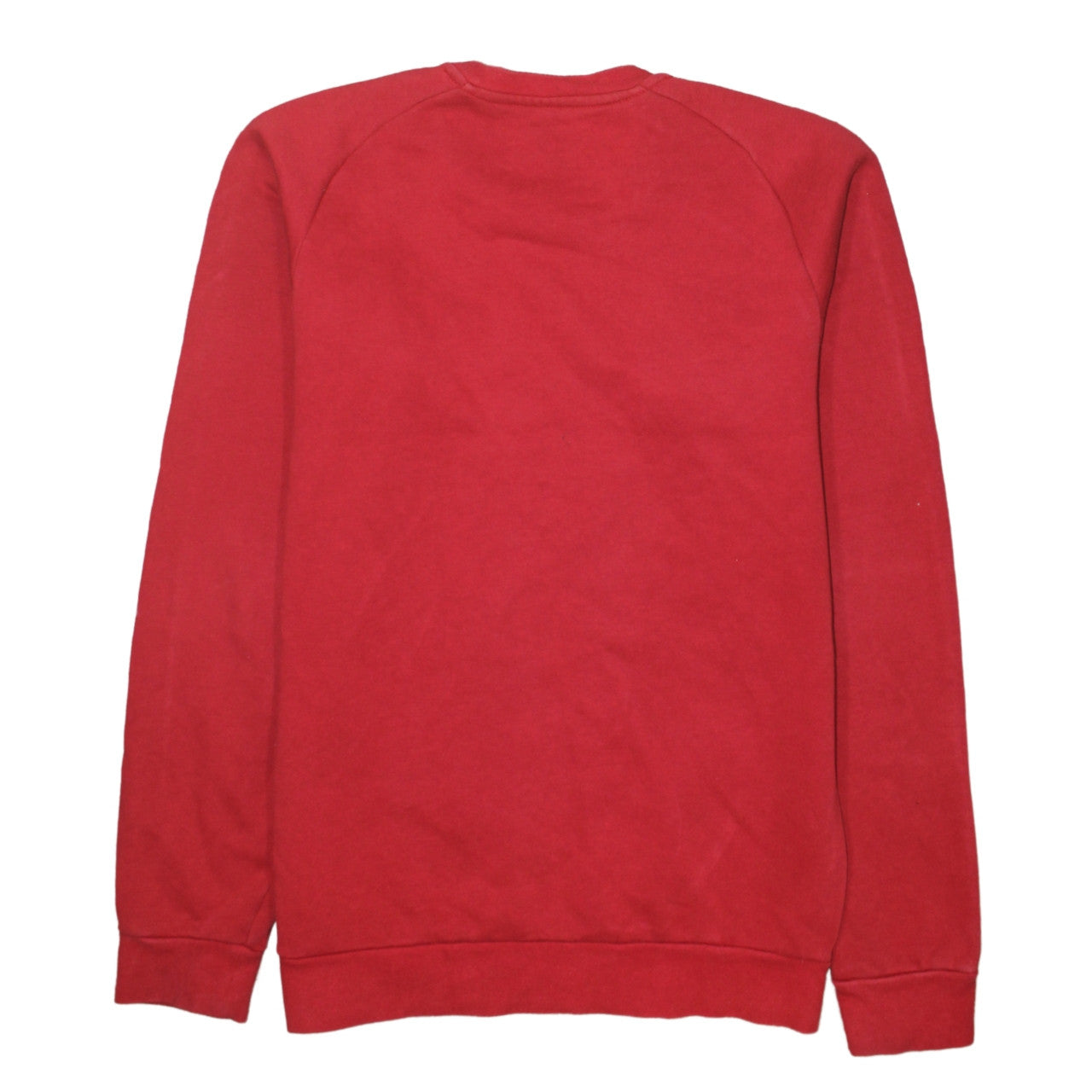 Adidas Men's Red Crew Neck Pullover Sweatshirt Size S