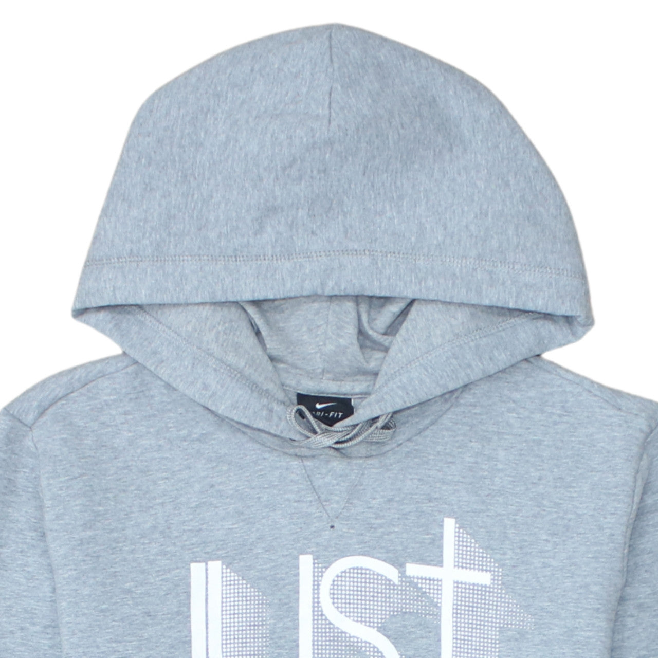 Nike Men's Grey Just Do It Dri-Fit Pullover Hoodie Size S