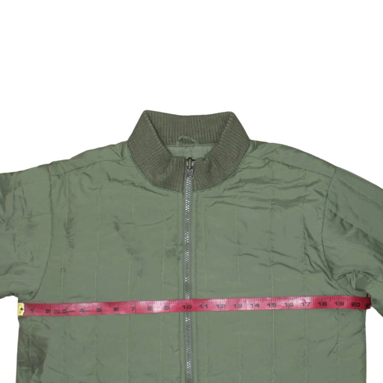 GAP Kids Boys Green Bomber Jacket Size 13 Years Full Zip Nylon