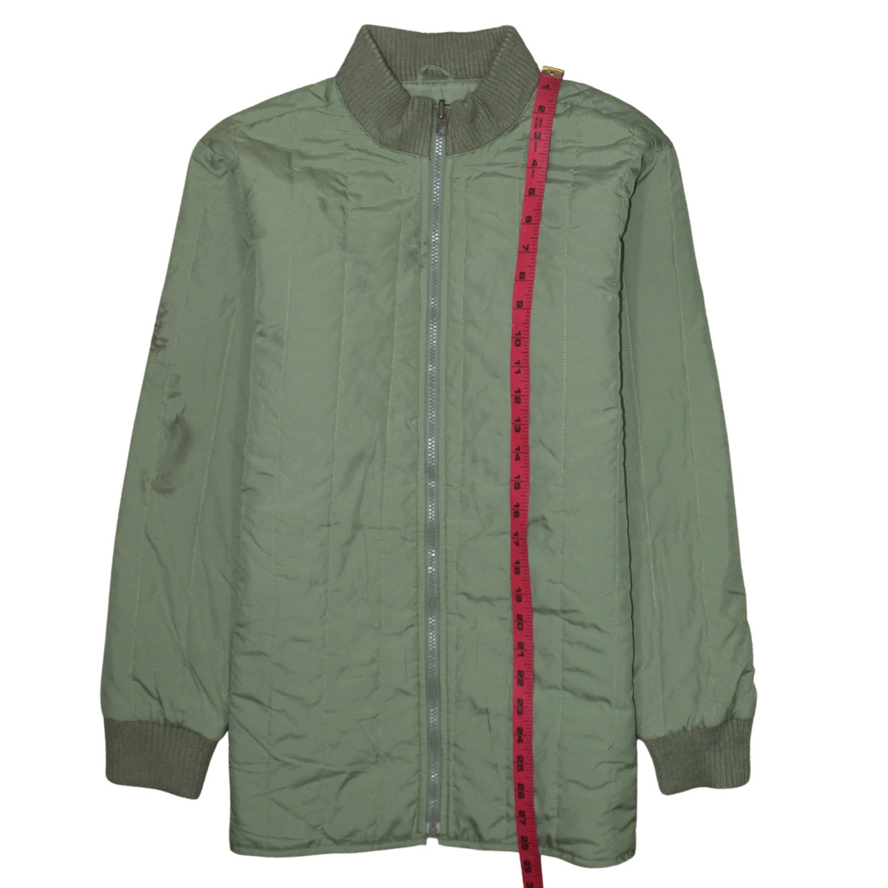 GAP Kids Boys Green Bomber Jacket Size 13 Years Full Zip Nylon