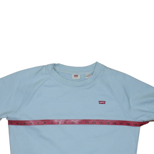 Levi's Men's Blue Crew Neck Pullover Sweatshirt XS