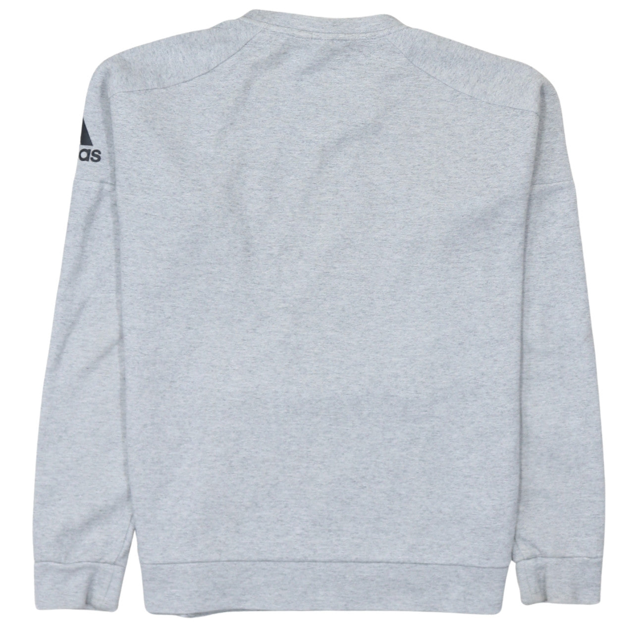 Adidas Men's Grey Crew Neck Pullover Sweatshirt M Regular Fit