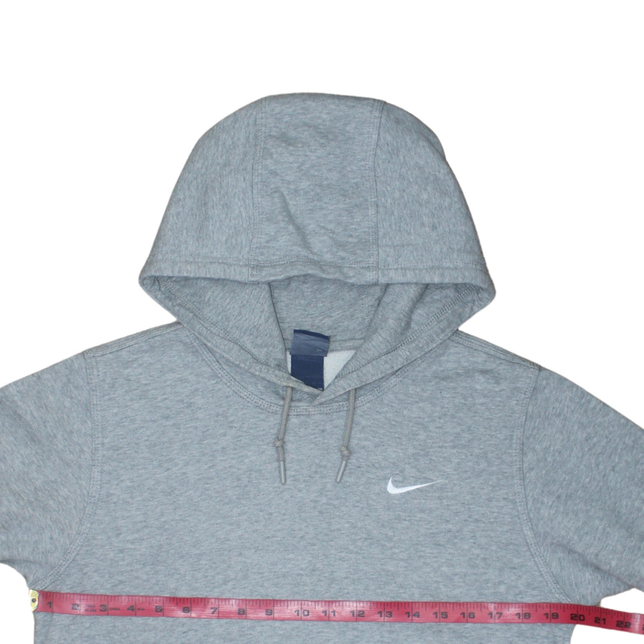 Nike Men's Grey Pullover Hoodie Small Regular Fit Fleece Sweatshirt