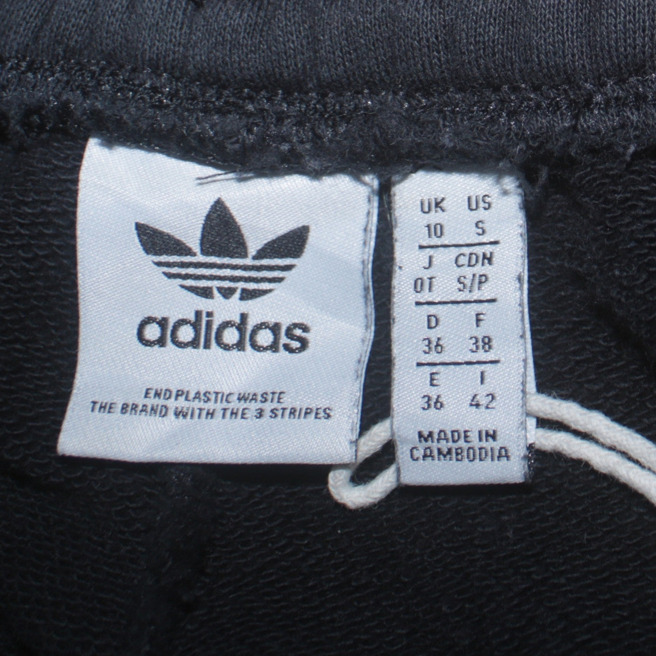 Adidas Womens Black Jogger Trousers Size 10 Regular Fit