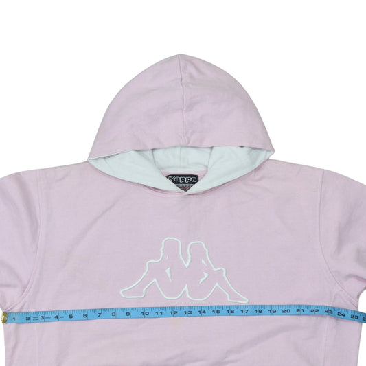 Kappa Womens Pink Pullover Hoodie XXL Cotton Blend Casual