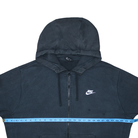 Nike Men's Black XL Full Zip Hoodie Sweatshirt Fleece